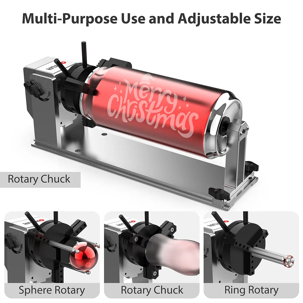 Ortur Y-axis Rotary Chuck for Laser Engraver (YRC1.0) 02