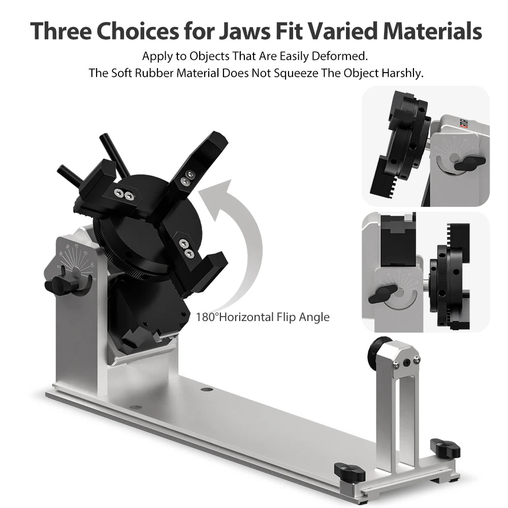 Ortur Y-axis Rotary Chuck for Laser Engraver (YRC1.0) 04