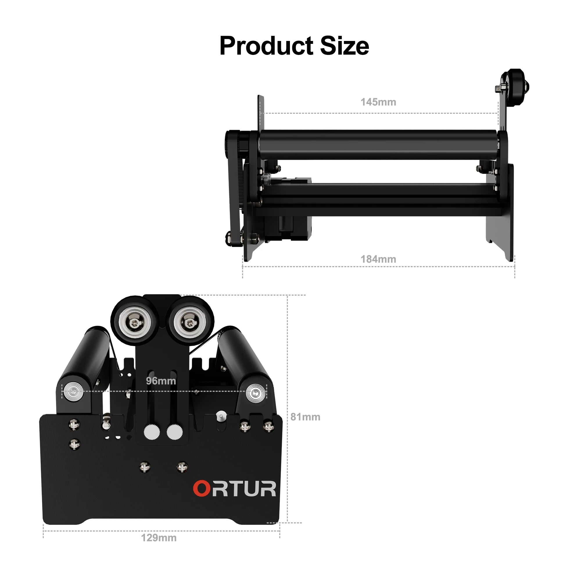 Ortur YRR 2.0 Rotary Roller for Cylinder Engraving 05