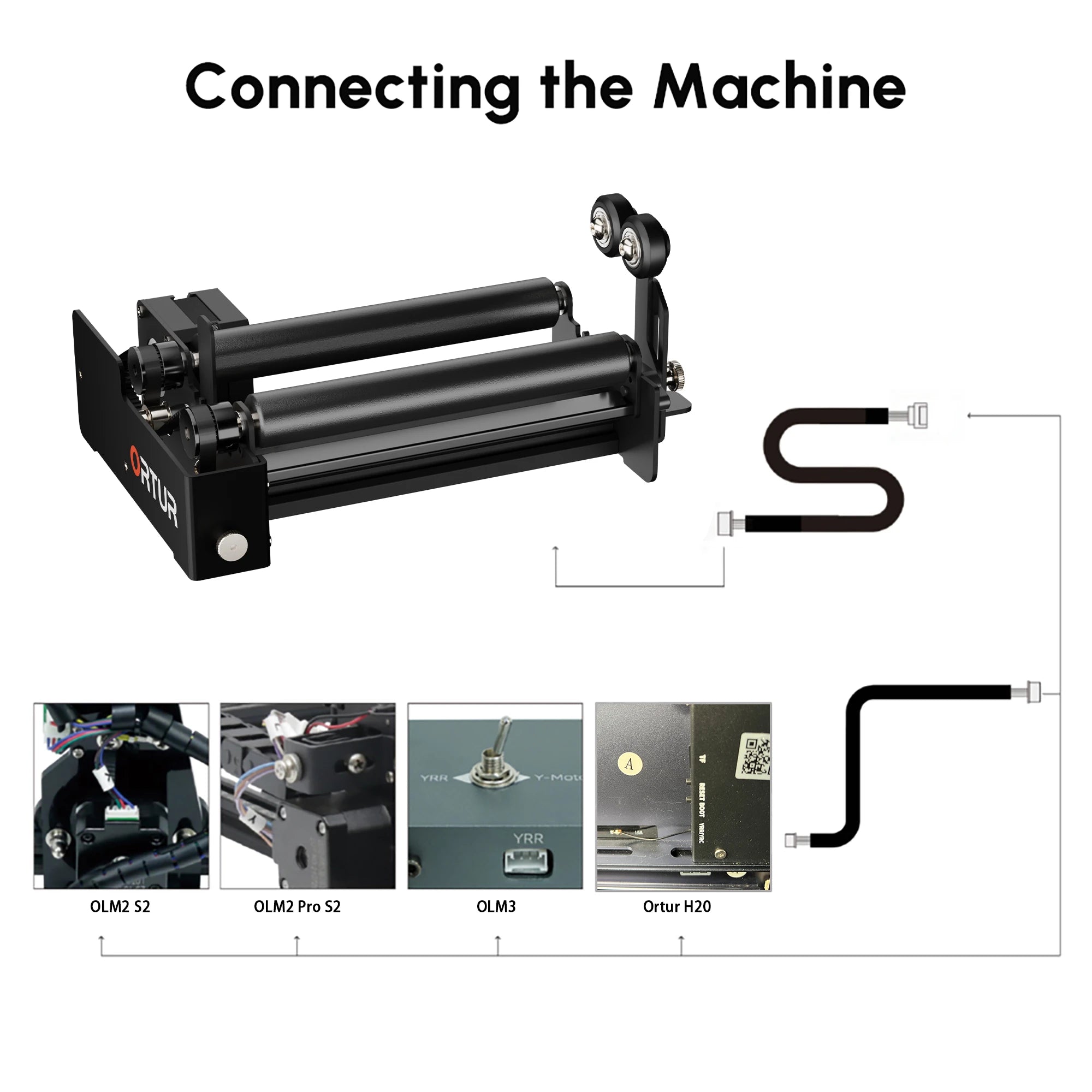 Ortur YRR 3.0 Rotary Roller for Cylinder Engraving 06