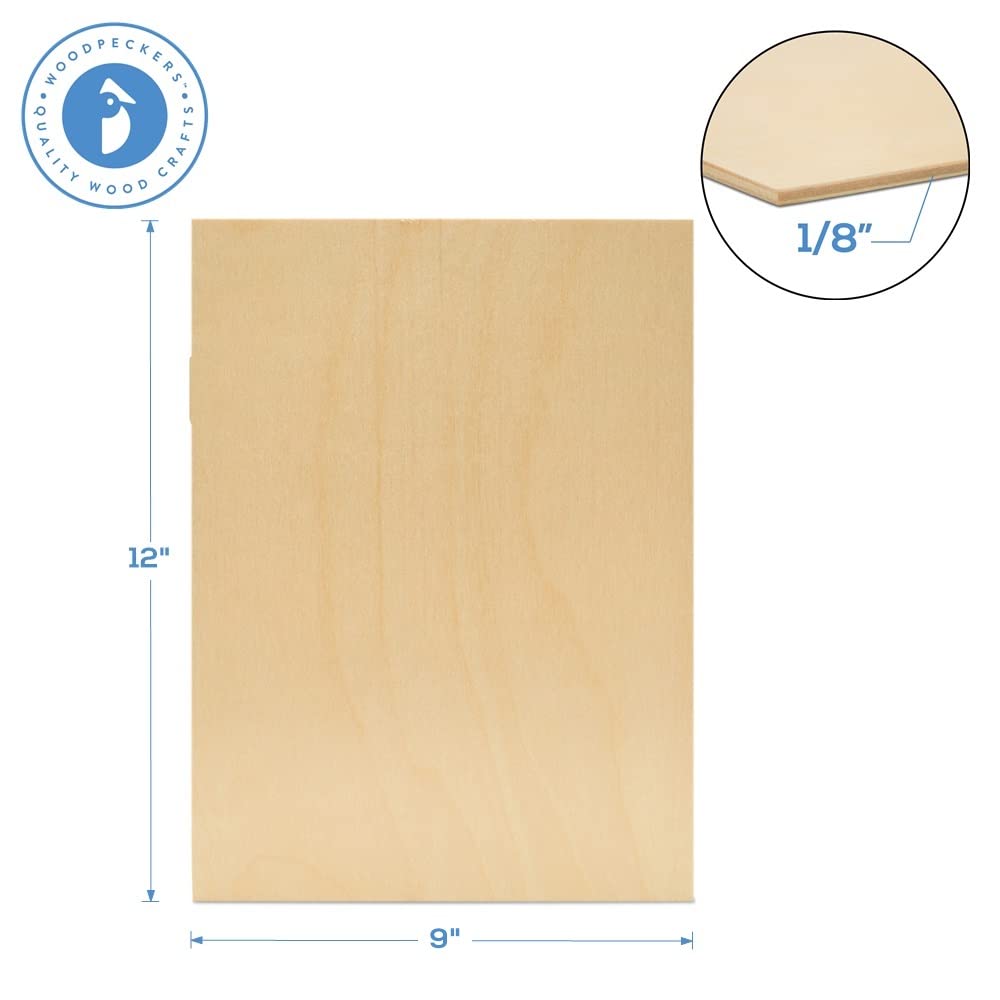3mm Basswood Plywood 21 x 30 x 0.3 cm (6pcs) 04