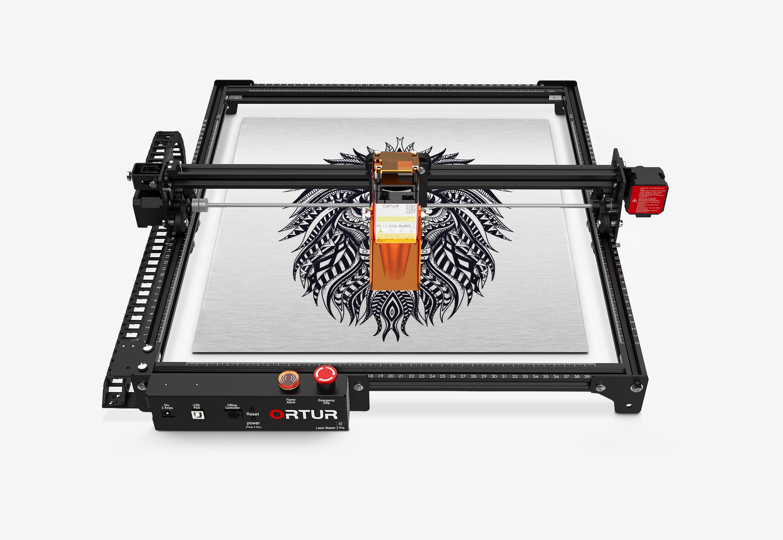 Amazon | ORTUR Laser Master2 Pro S2 レーザー彫刻機 10W