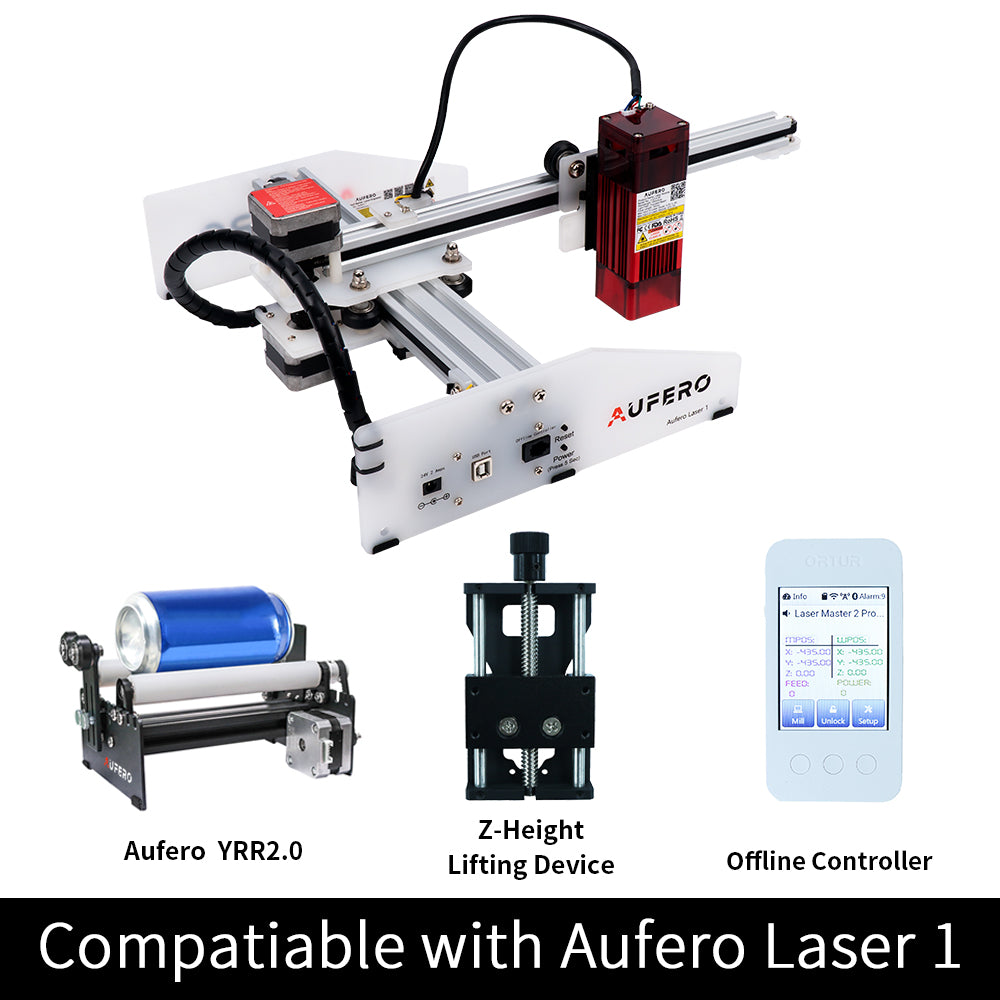 [De segunda mano] Aufero AL1 Máquina de grabado y corte láser 5,000 mm / min