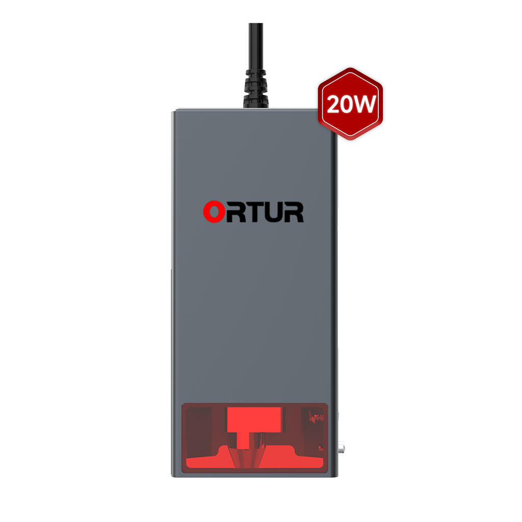 Módulo láser LU3-20A de 20W para grabador láser Ortur &amp; Aufero