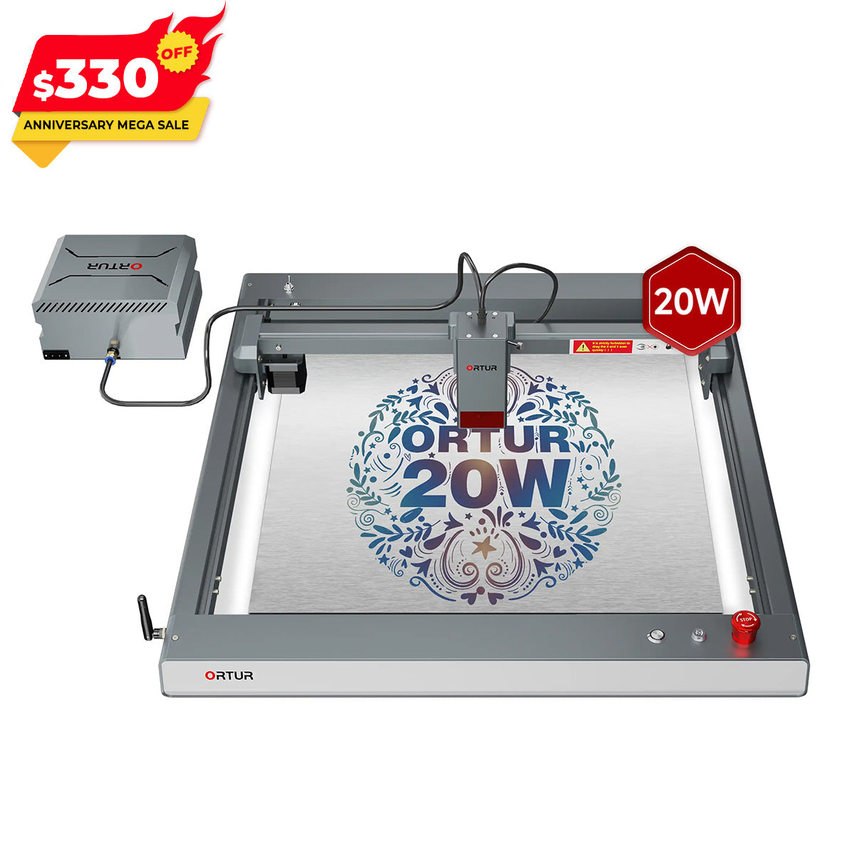 Ortir LM3 Laser gravur &amp; Schneide maschine 20.000 mm/min (40W/20W/10W)