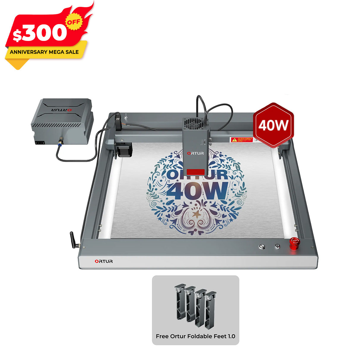 Gravure de laser d'Ortir LM3 et découpeuse 20,000 mm/min (40W/20W/10W)
