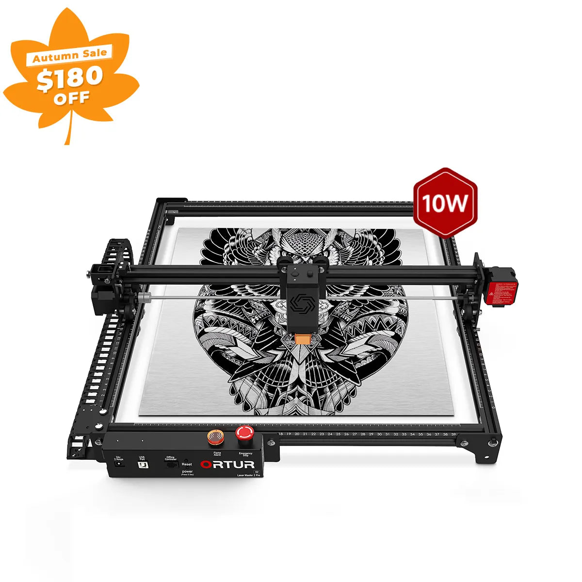 Ortur LM2 Pro S2 Laser Engraving & Cutting Machine 15,000mm/min (10W/5W)