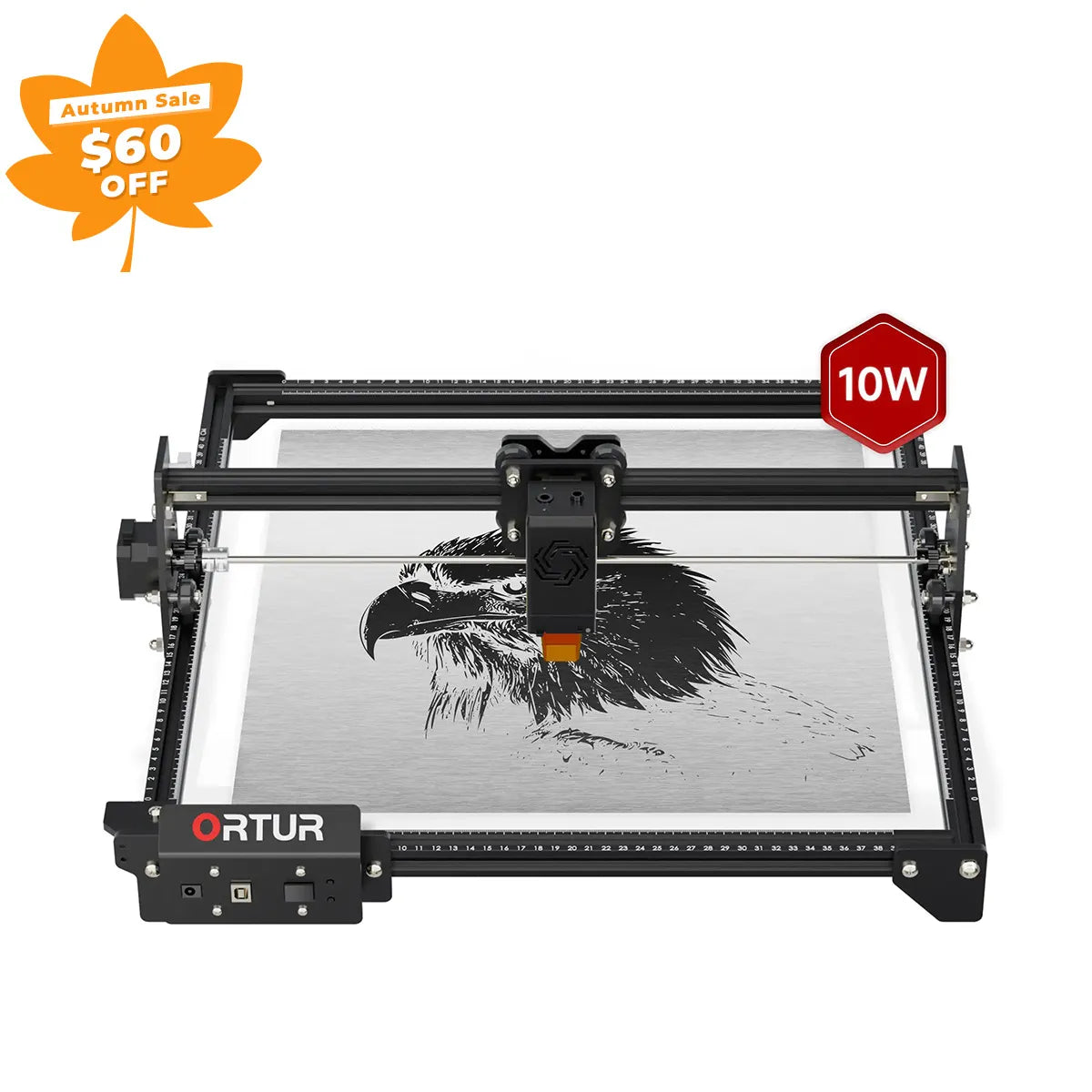 Ortur LM2 S2 Laser Engraving & Cutting Machine 5,000mm/min (10W/5W/1.6W)