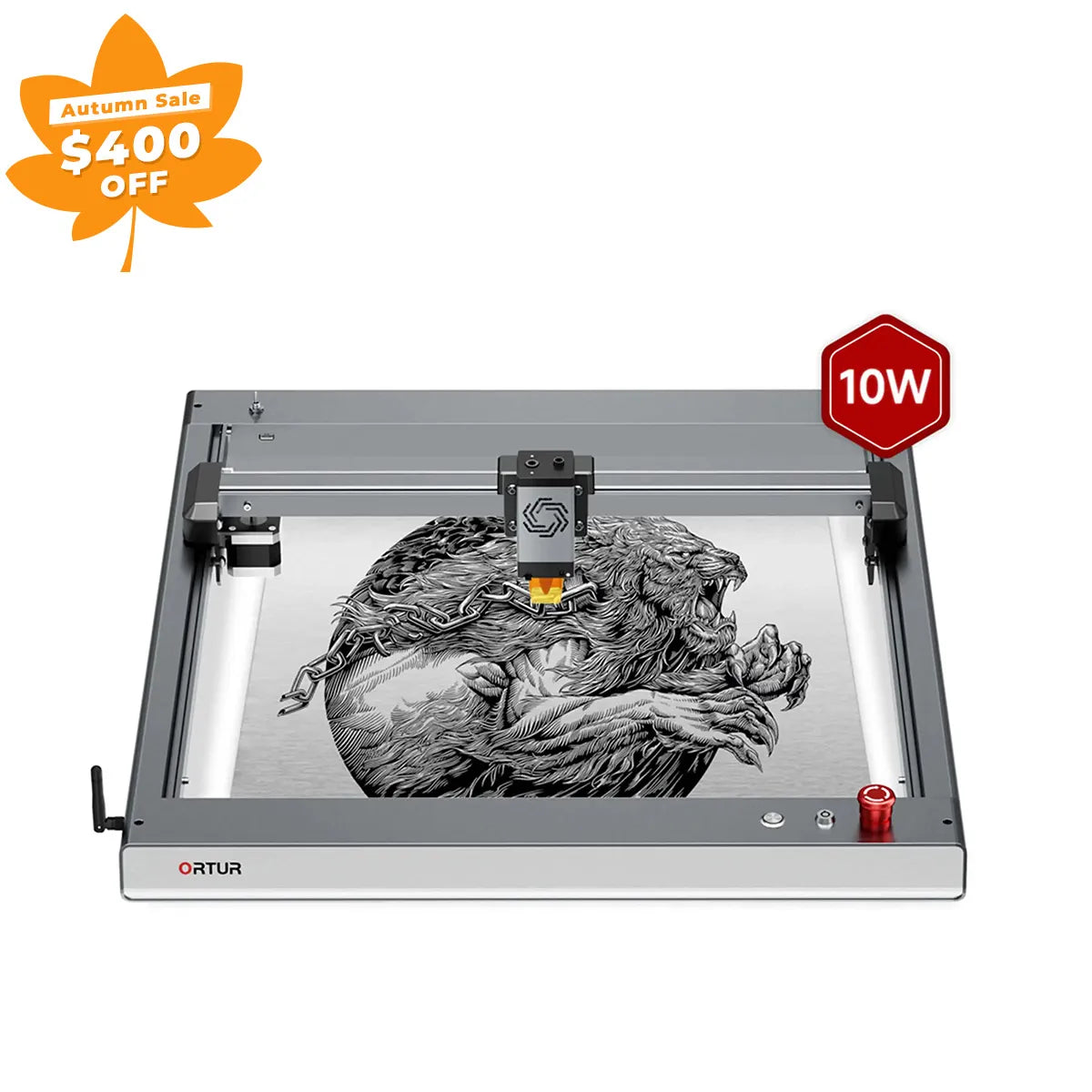 Ortur LM3 Laser Engraving & Cutting Machine 20,000mm/min (40W/20W/10W)