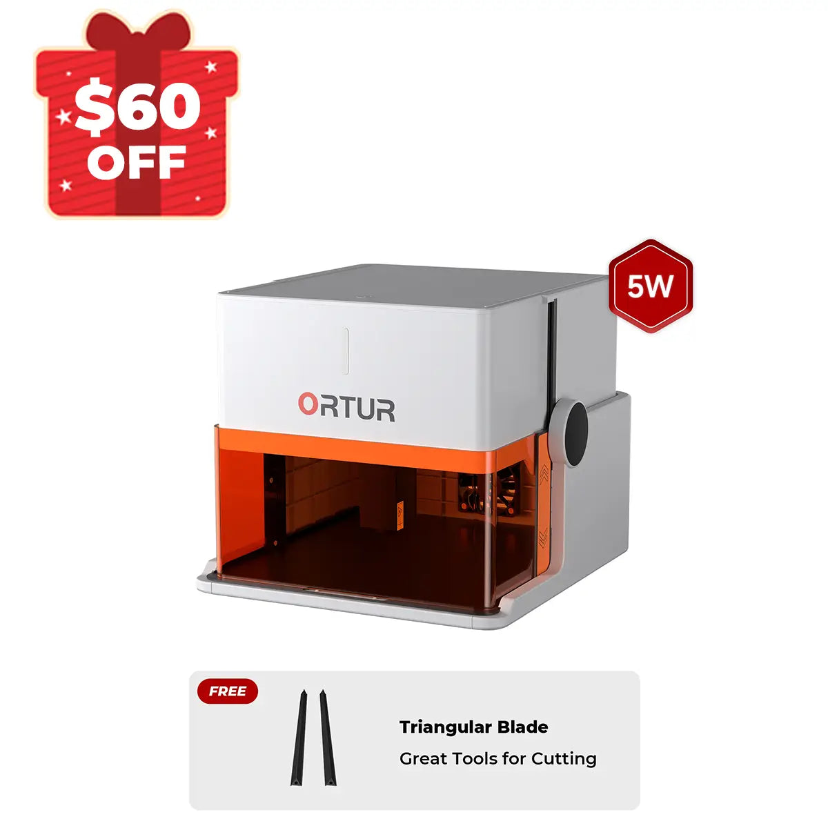 Grabador láser Ortur R1 1,3 W IR/5 W