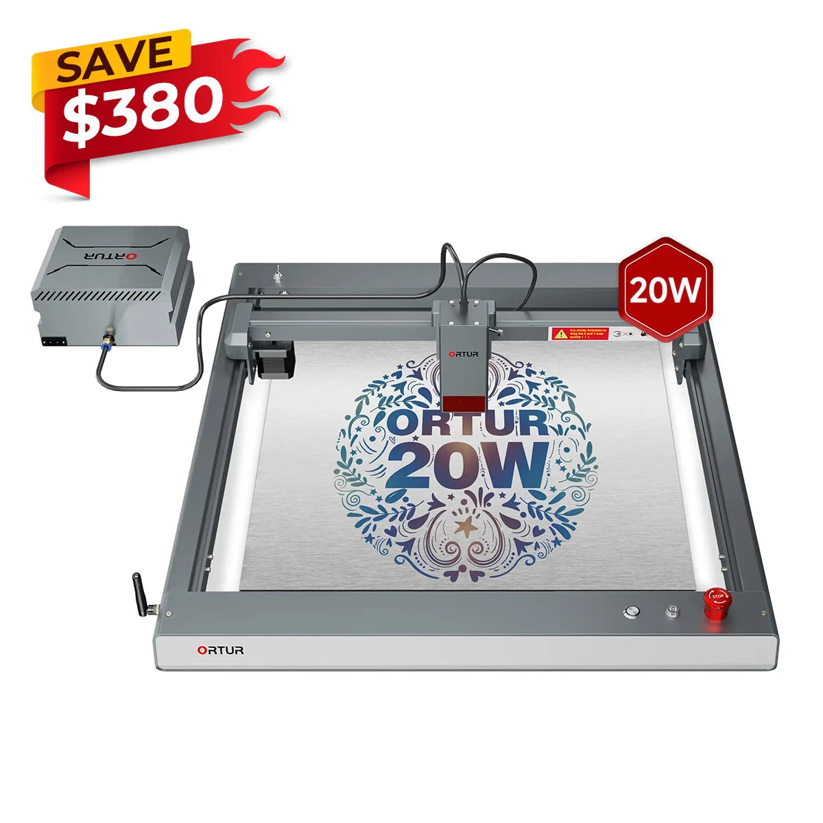 Ortir LM3 Laser gravur &amp; Schneide maschine 20.000 mm/min (40W/20W/10W)