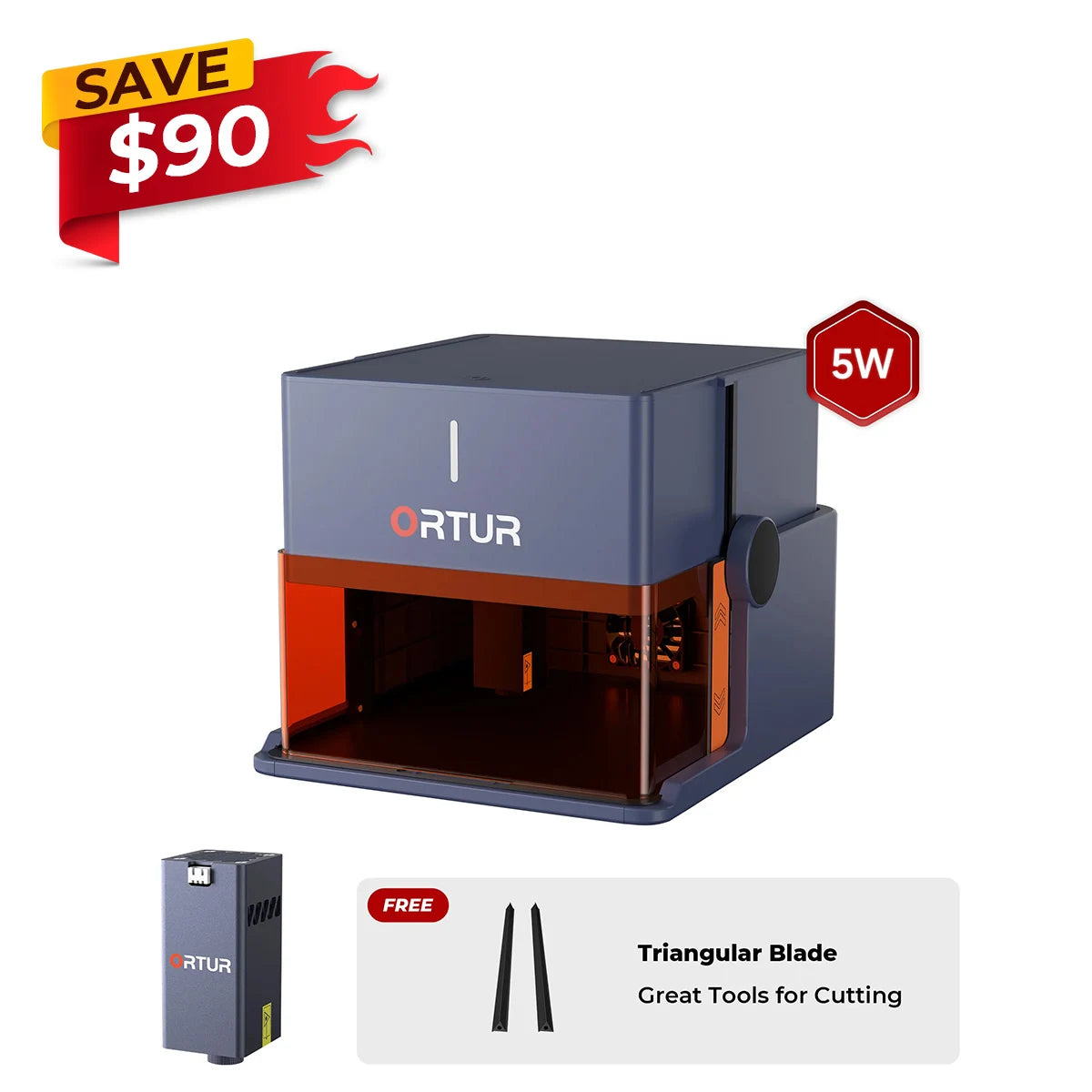 Ortur R1 Laser Engraver 1.3W IR/5W