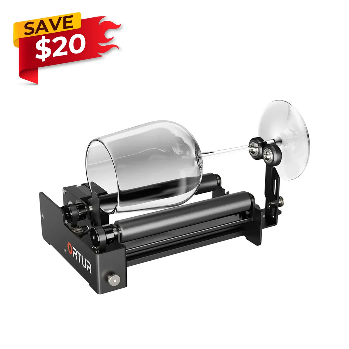 Ortur yrr 3.0 Rotary Roller für die Zylindergravur