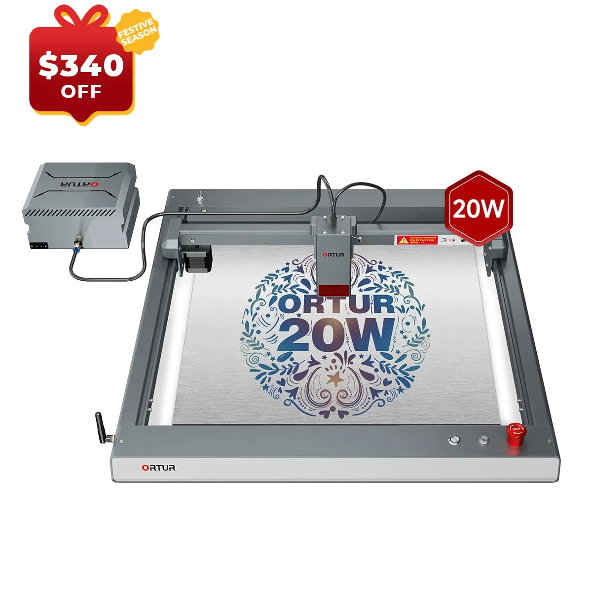 Ortur LM3 Laser Engraving & Cutting Machine 20,000mm/min (40W/20W/10W)