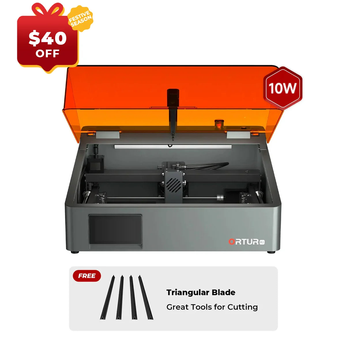 Ortur R2 Smart Laser Engraver 1.3W IR/10W/20W