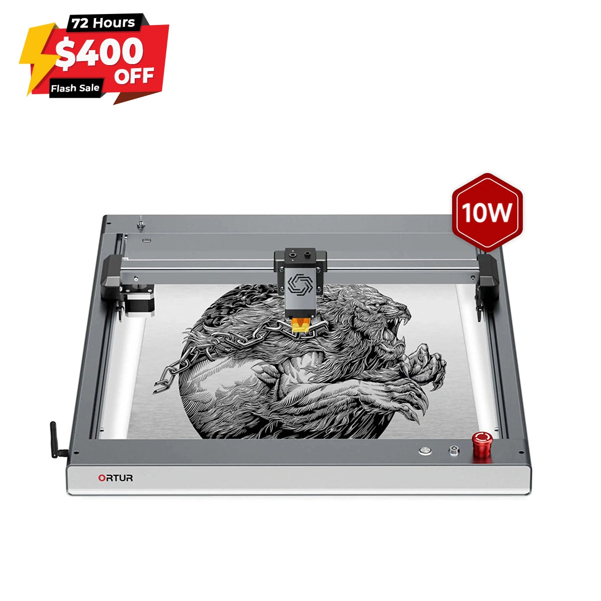 Ortur LM3 Laser Engraving & Cutting Machine 20,000mm/min (40W/20W/10W)