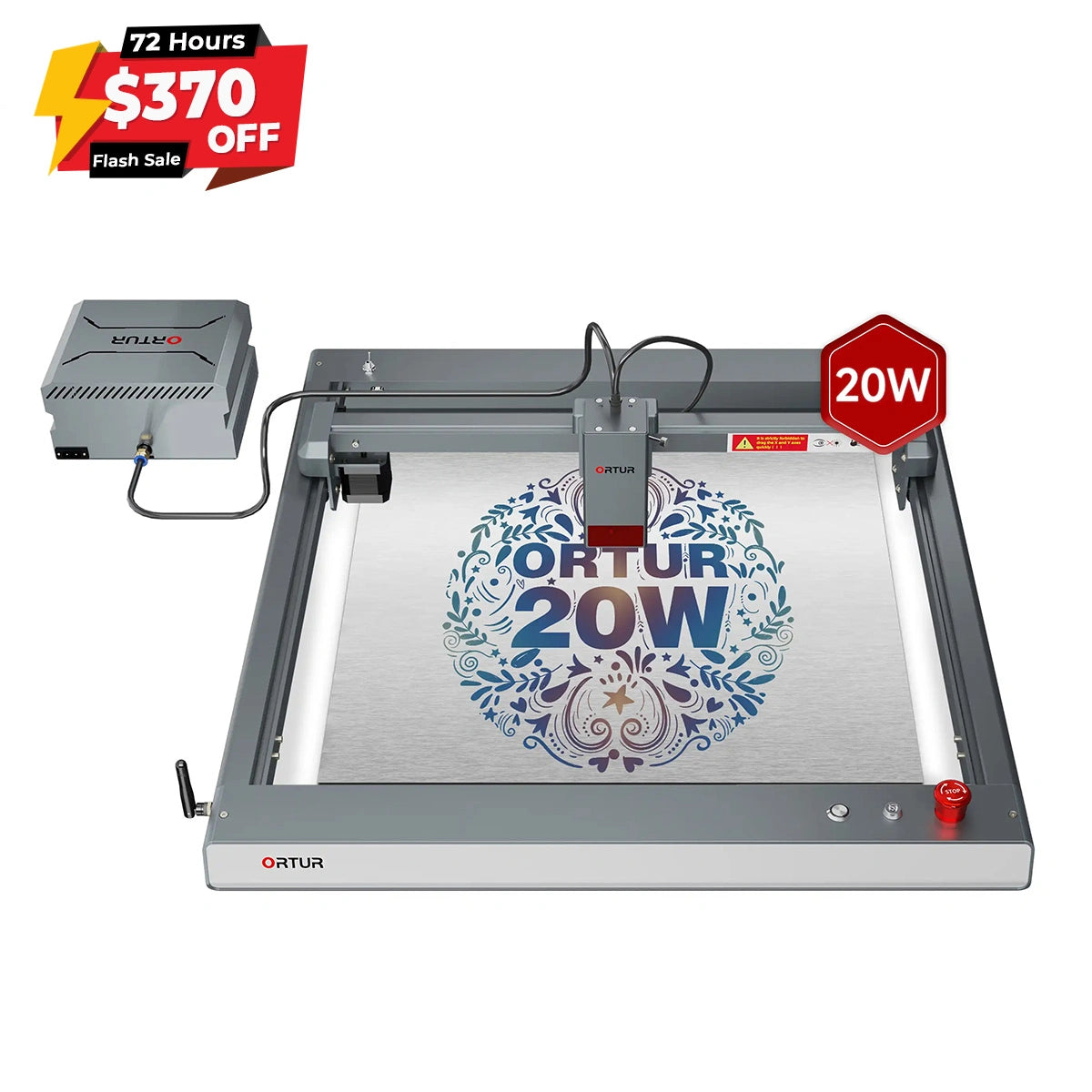 Ortur LM3 Laser Engraving & Cutting Machine 20,000mm/min (40W/20W/10W)