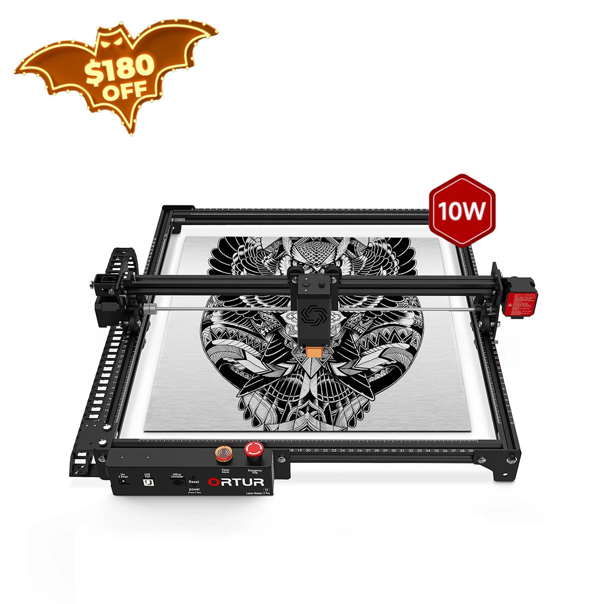 Ortur LM2 Pro S2 Laser Engraving & Cutting Machine 15,000mm/min (10W/5W)