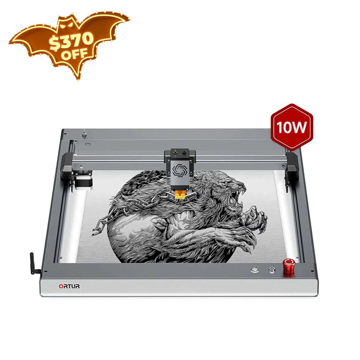 Ortur LM3 Laser Engraving & Cutting Machine 20,000mm/min (40W/20W/10W)