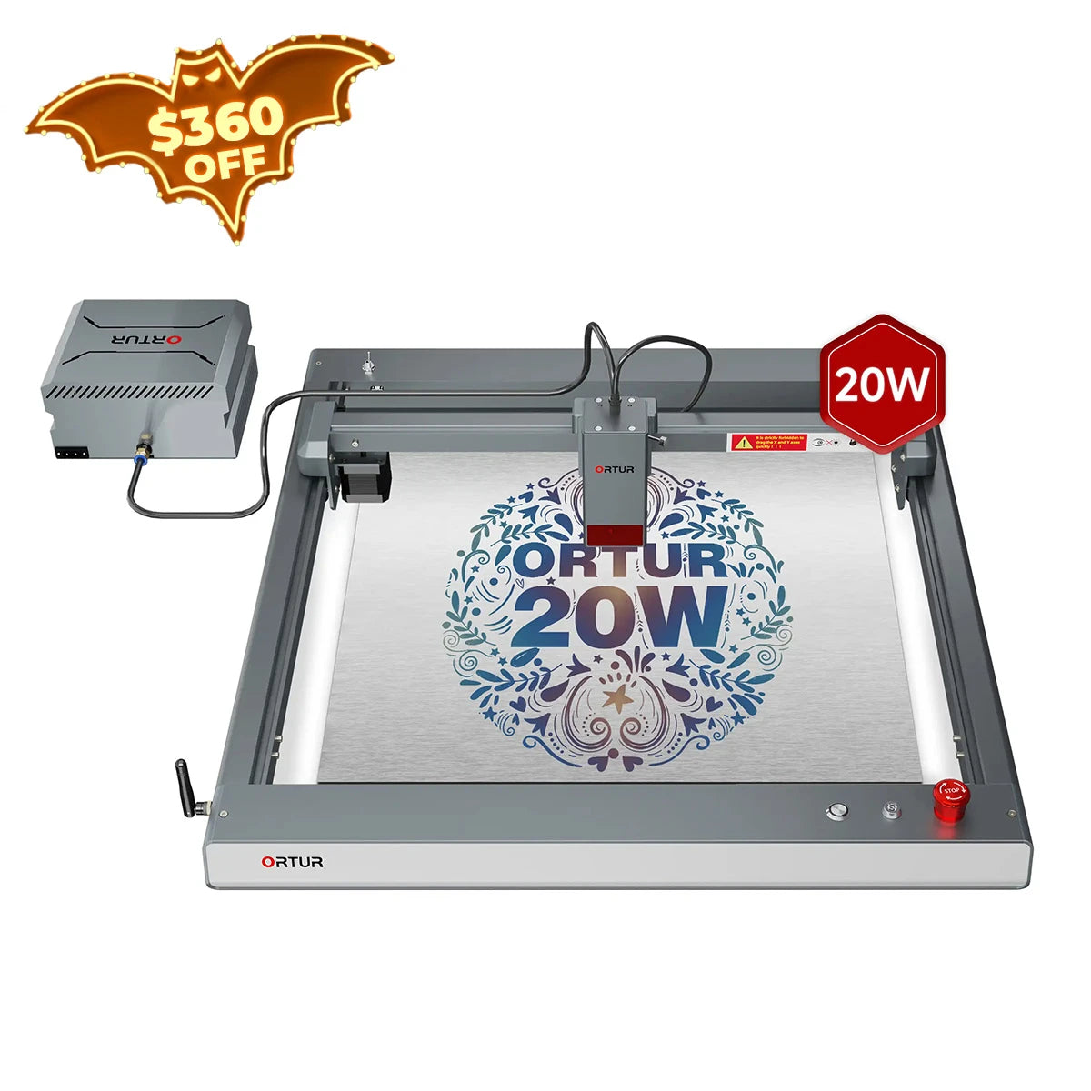 Ortur LM3 Laser Engraving & Cutting Machine 20,000mm/min (40W/20W/10W)