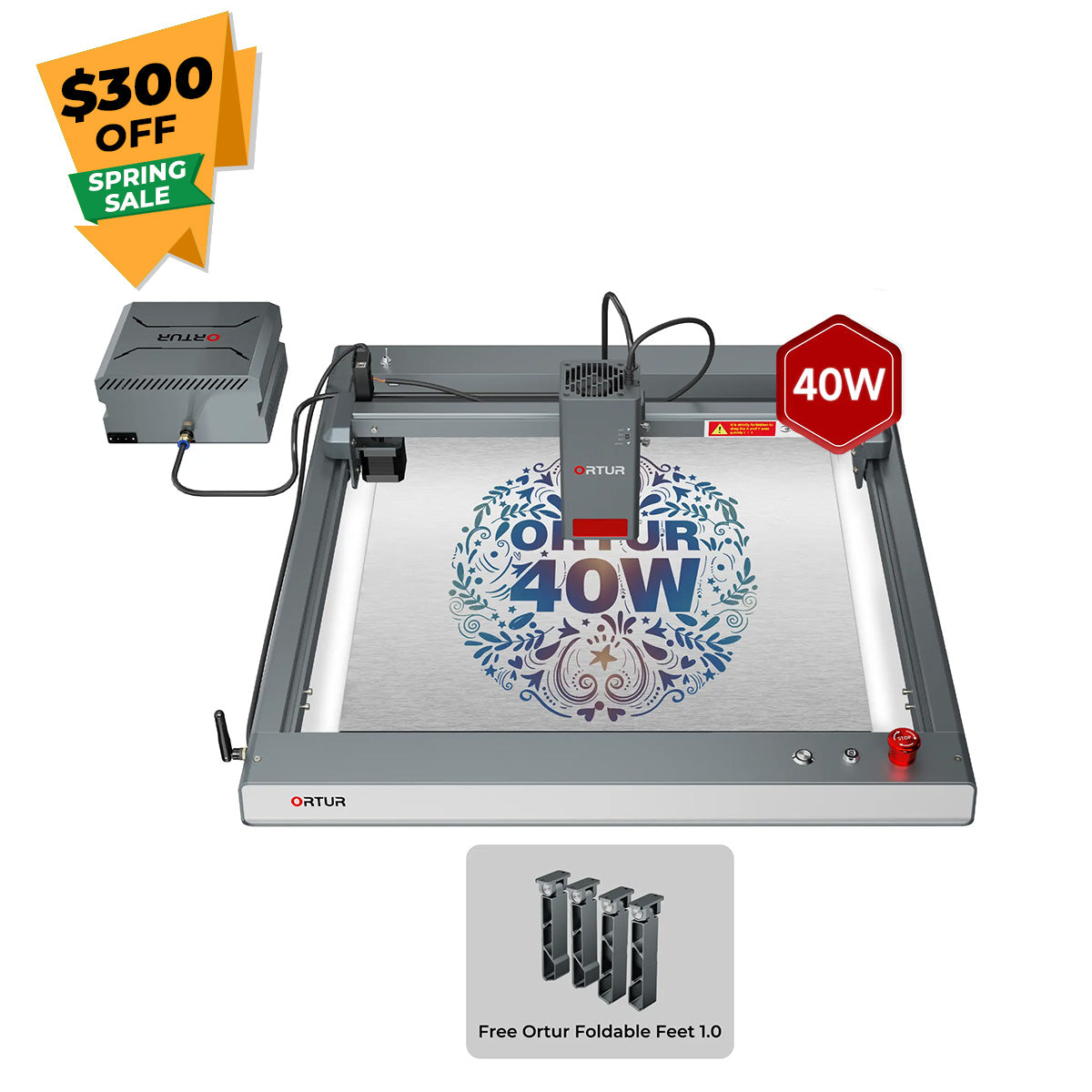 Ortur LM3 Laser Engraving & Cutting Machine 20,000mm/min (40W/20W/10W)