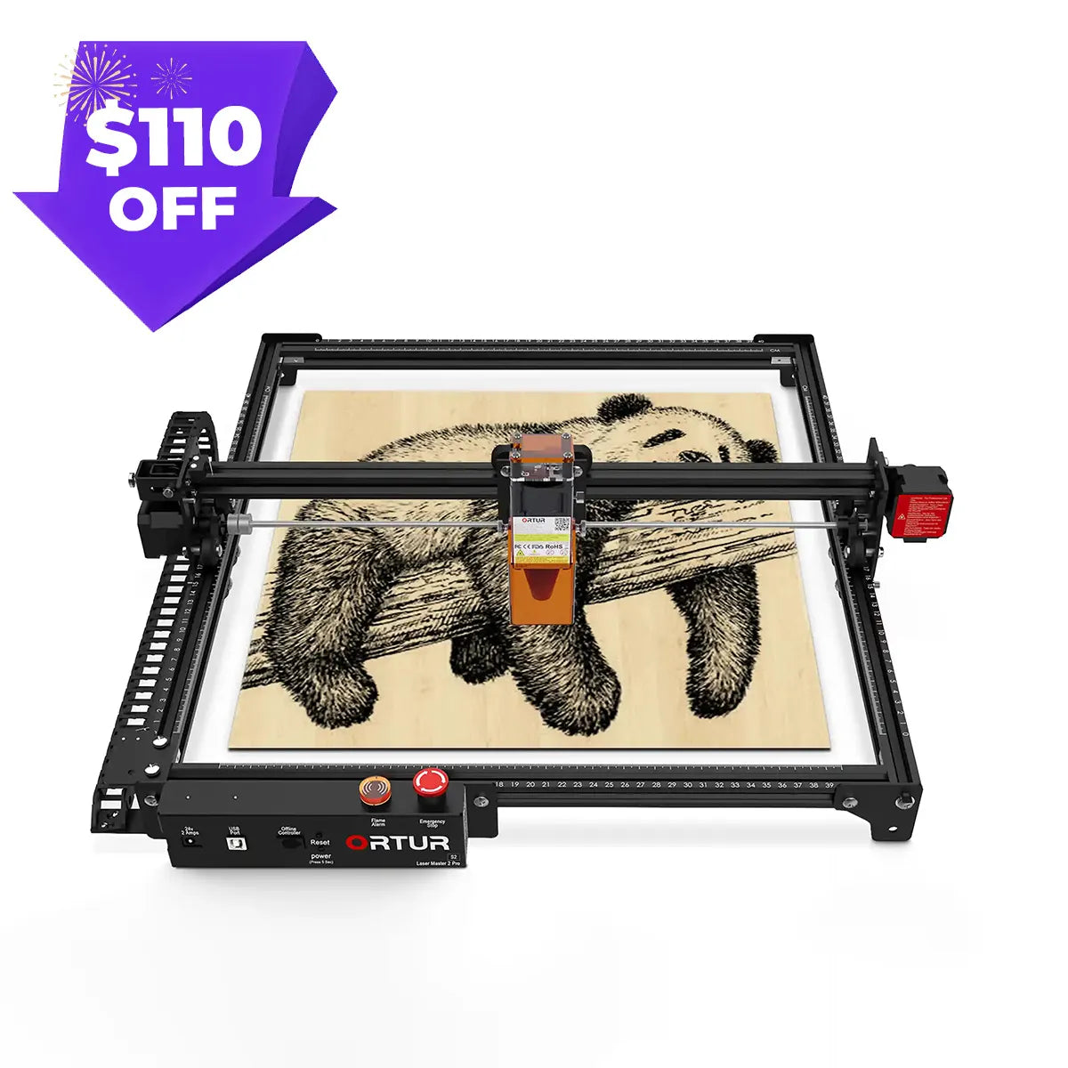 Ortur LM2 Pro S2 Laser Engraving & Cutting Machine 15,000mm/min (10W/5W)