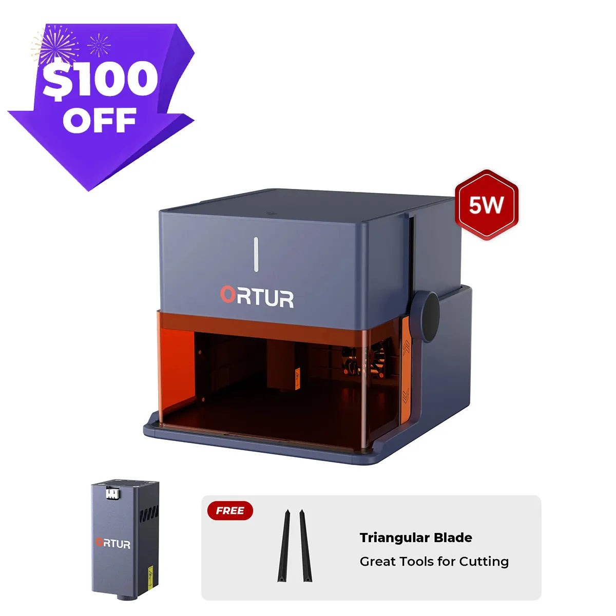 Ortur R1 Laser Engraver 1.3W IR/5W