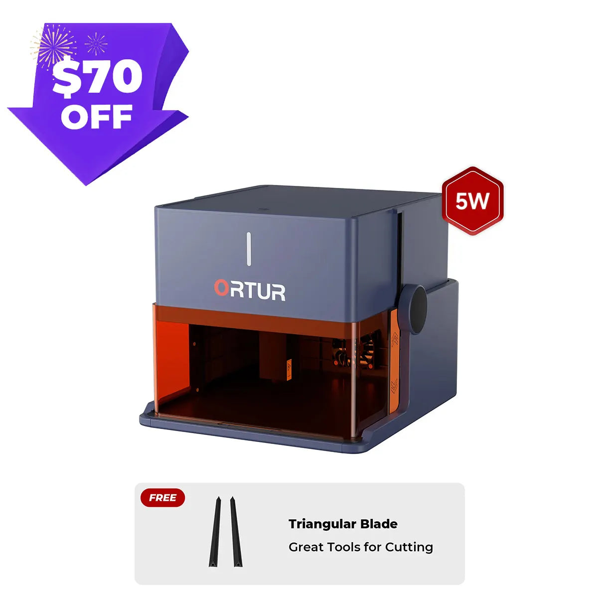 Ortur R1 Lasergravierer 1,3 W IR/5 W