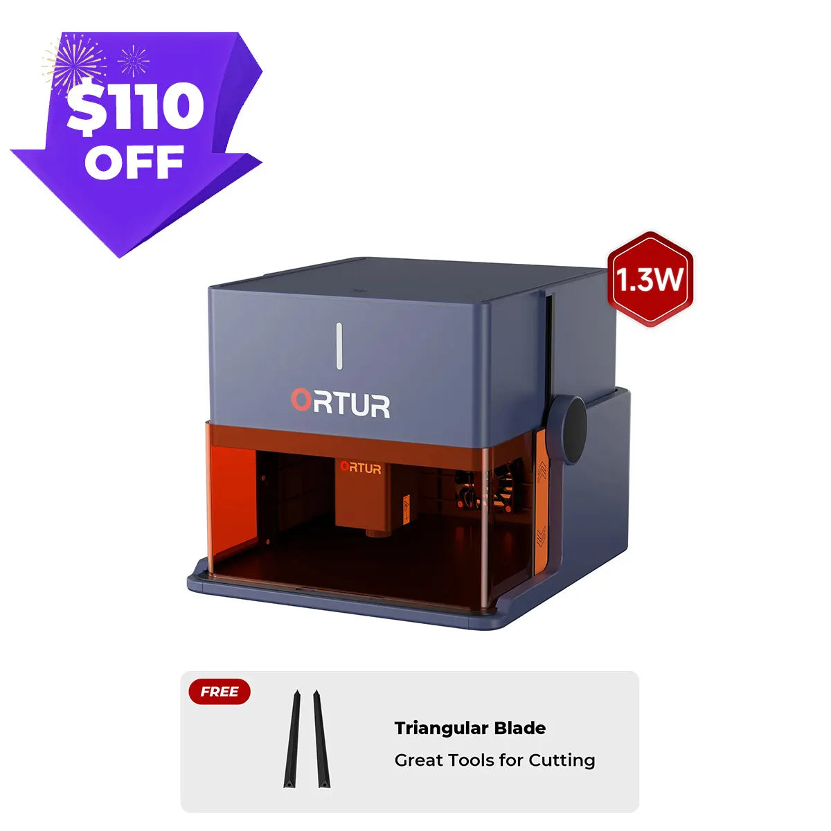 Ortur R1 Lasergravierer 1,3 W IR/5 W