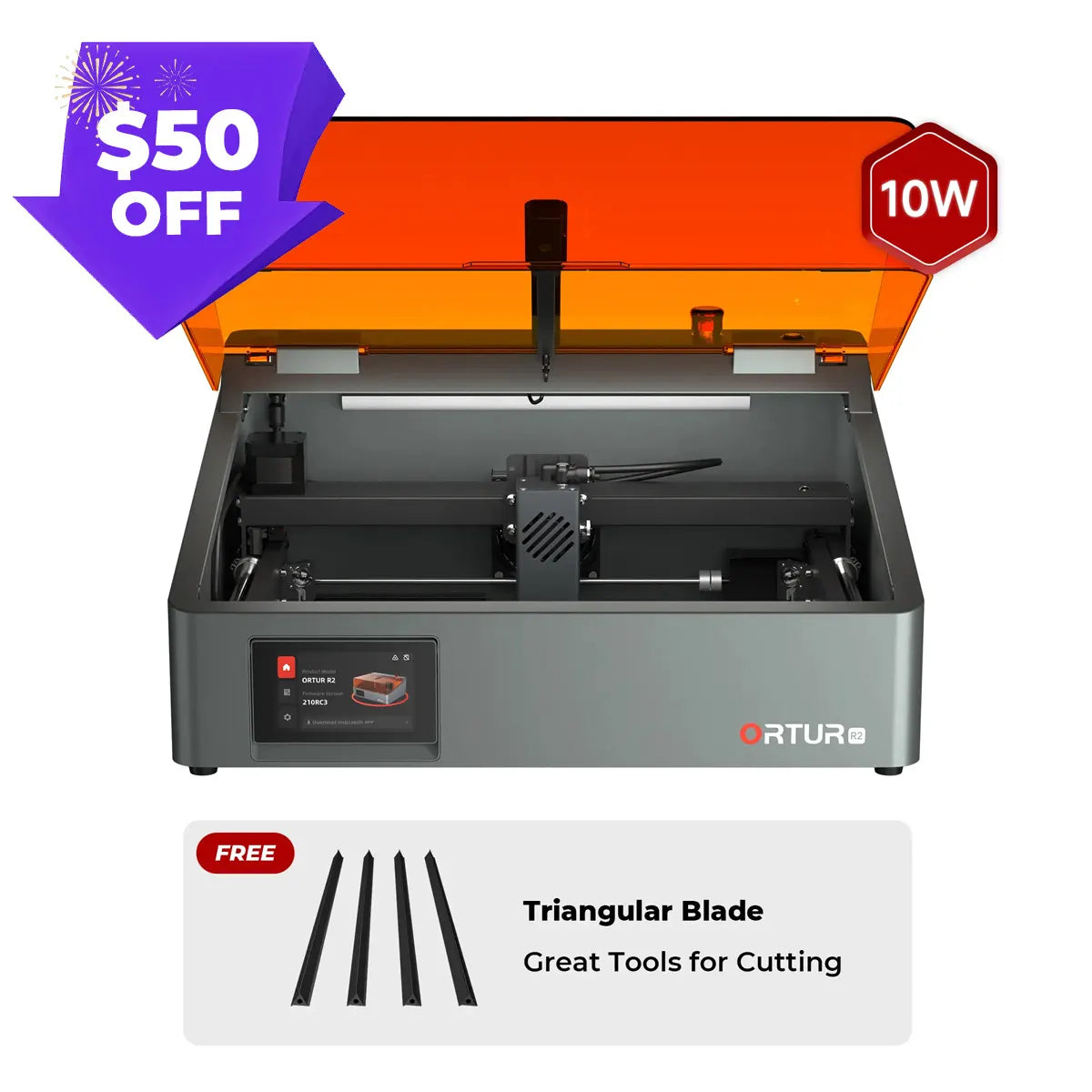 Ortur R2 Smart Laser Engraver 1.3W IR/10W/20W