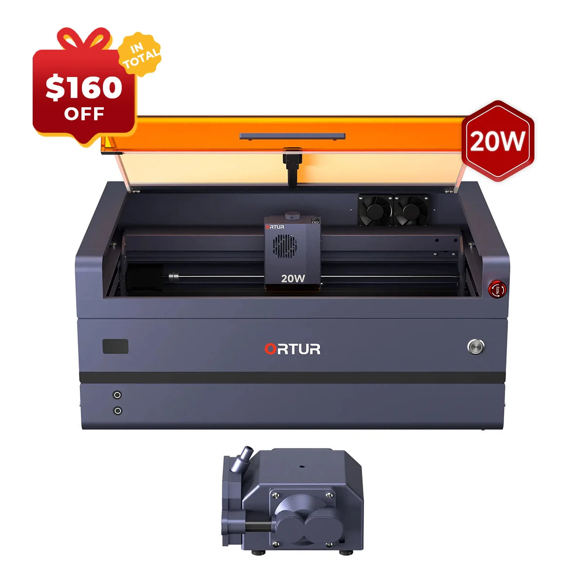 Machine de gravure et de découpe laser Ortur H20 2W IR/10W/20W/40W