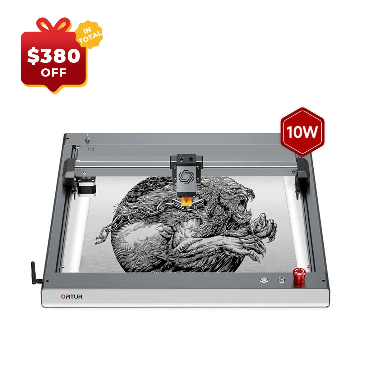 Ortur LM3 Laser Engraving & Cutting Machine 20,000mm/min (40W/20W/10W)