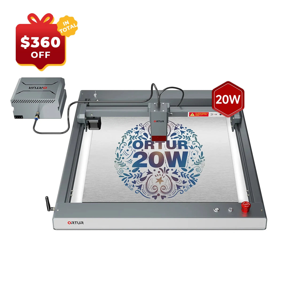 Ortur LM3 Laser Engraving & Cutting Machine 20,000mm/min (40W/20W/10W)