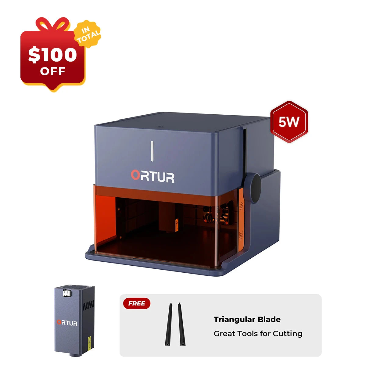 Graveur laser Ortur R1 1.3 W IR/5W