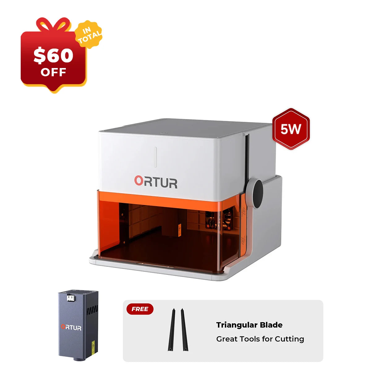 Graveur laser Ortur R1 1.3 W IR/5W