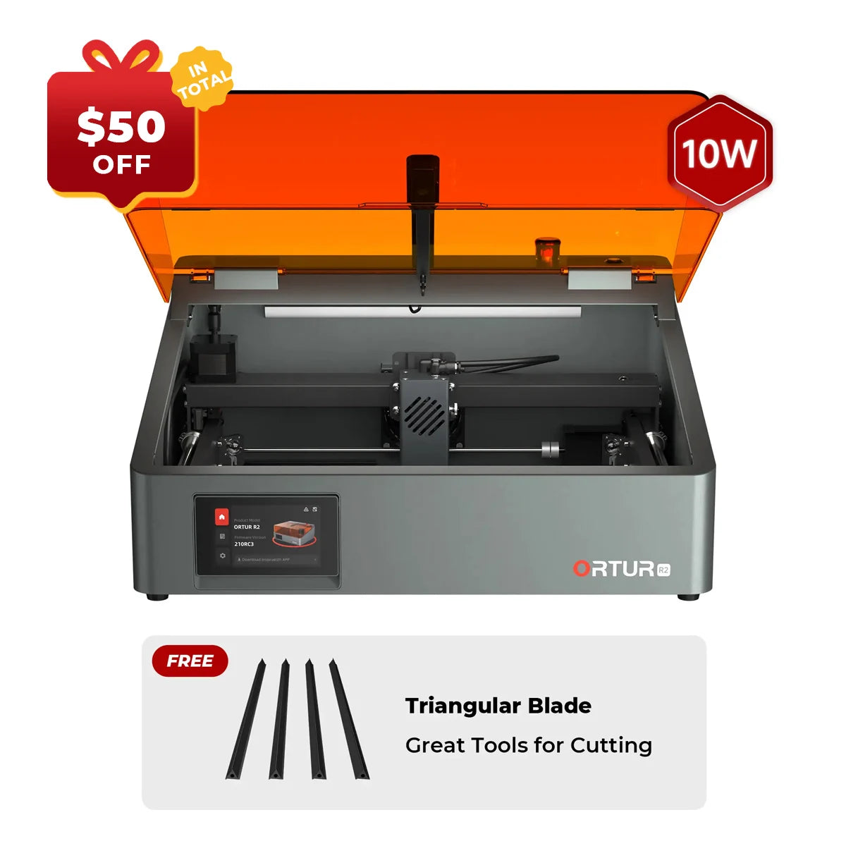 Ortur R2 Smart Laser Engraver 1.3W IR/10W/20W