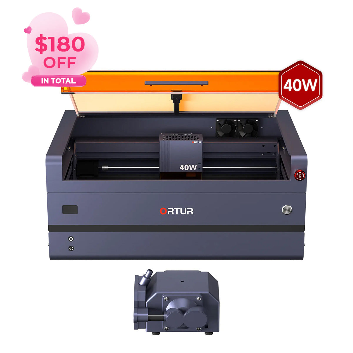 Ortur H20 Laser Engraving & Cutting Machine 2W IR/10W/20W/40W