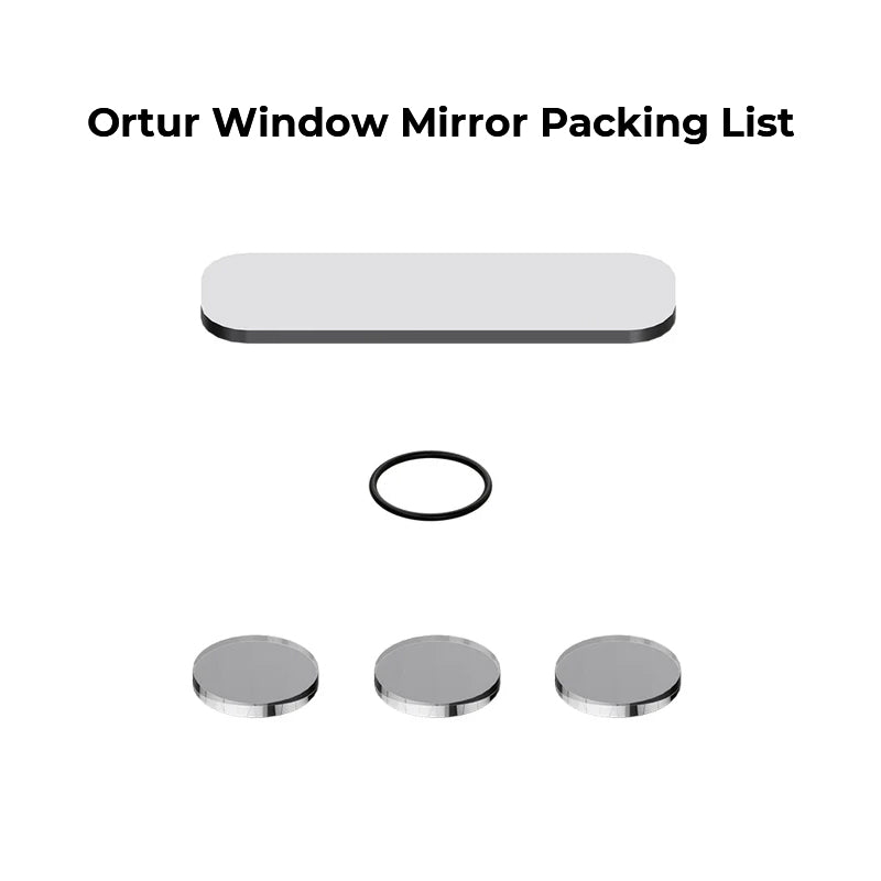 Espejo de ventana Ortur para LU3-20A/20B y módulo láser LU2-10A