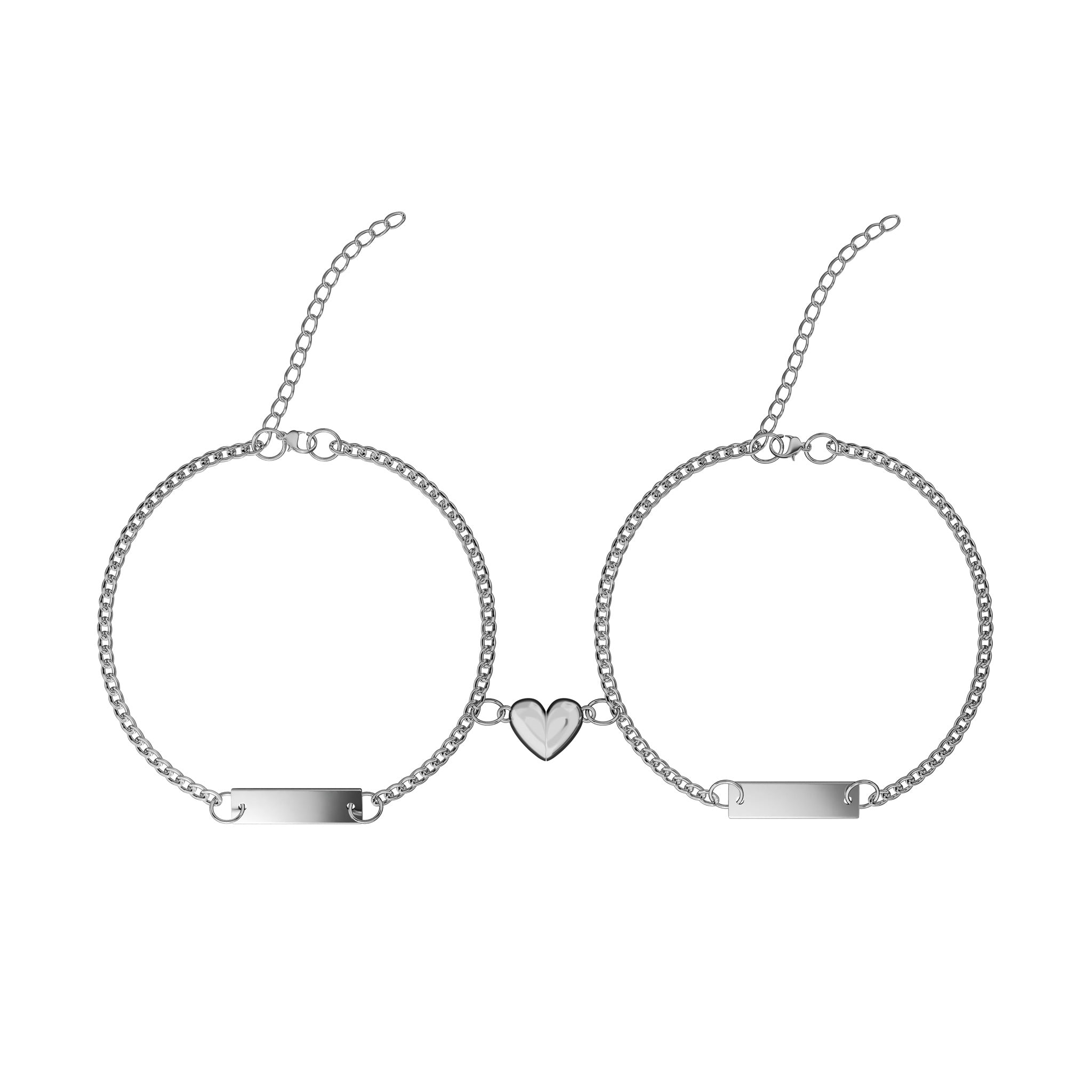 Ortur Love Heart Magnetic Plating Bracelet for Laser Engraving (4 sets)