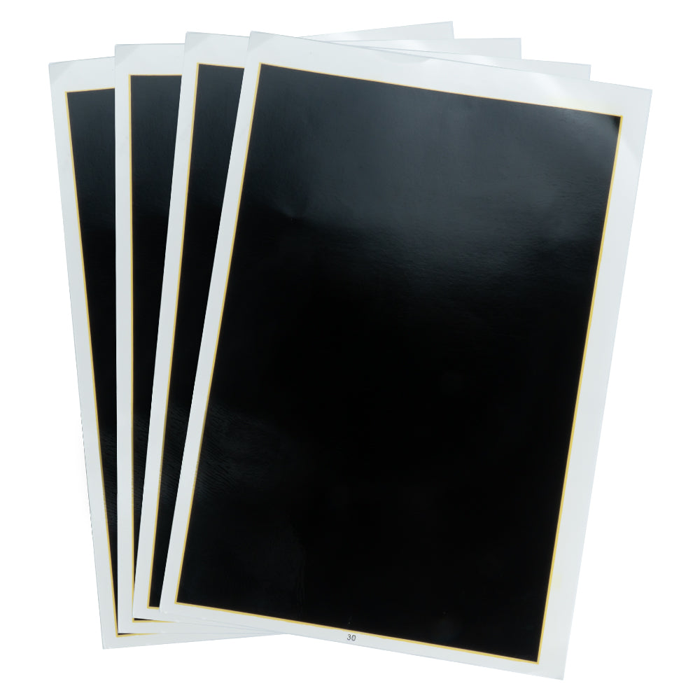 Ortur Especial 15,4 ''× 10,6'' Papel de marcado negro para grabado láser (4pcs)