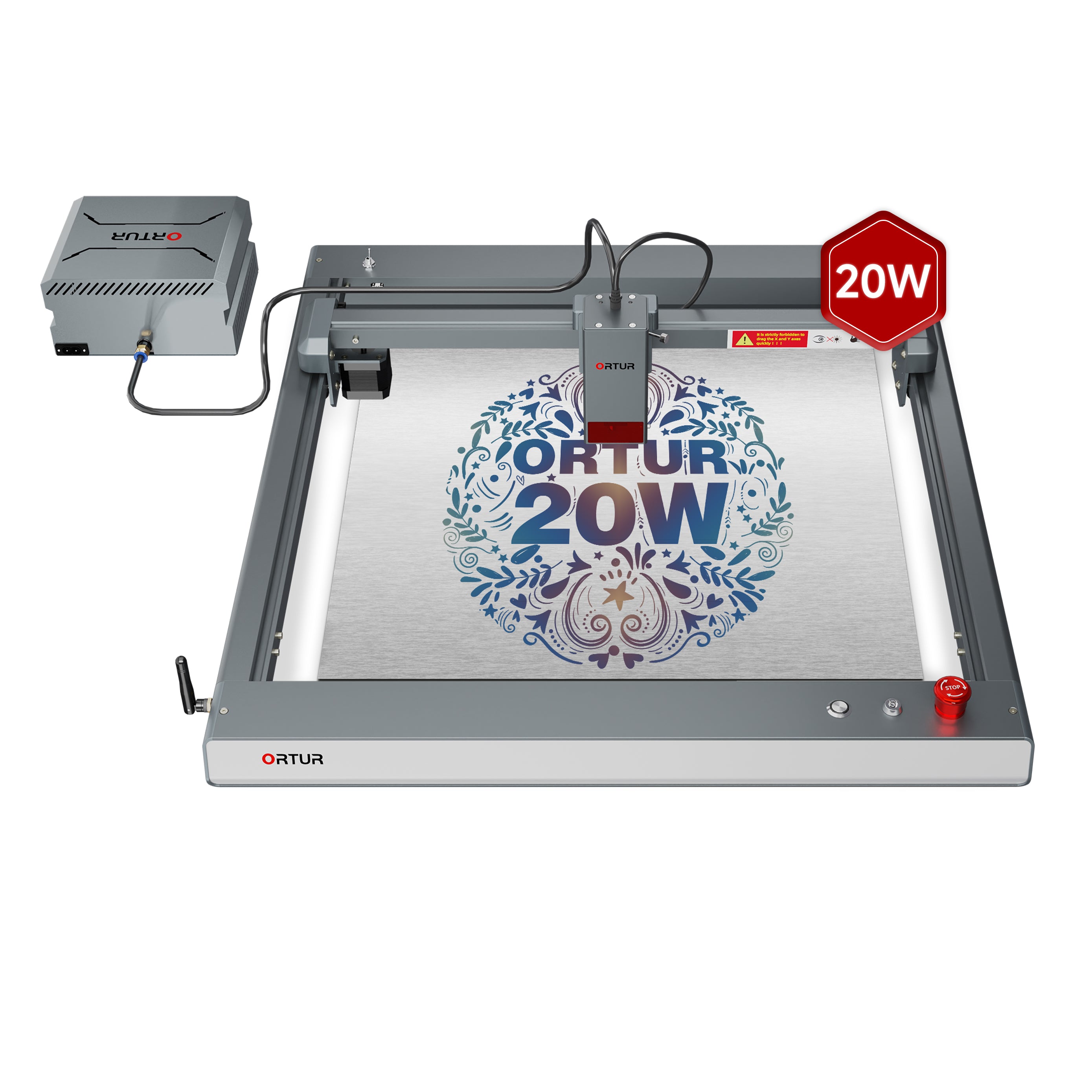 Ortur LM3 Machine de gravure et de coupe laser 20 000 mm / min 10W