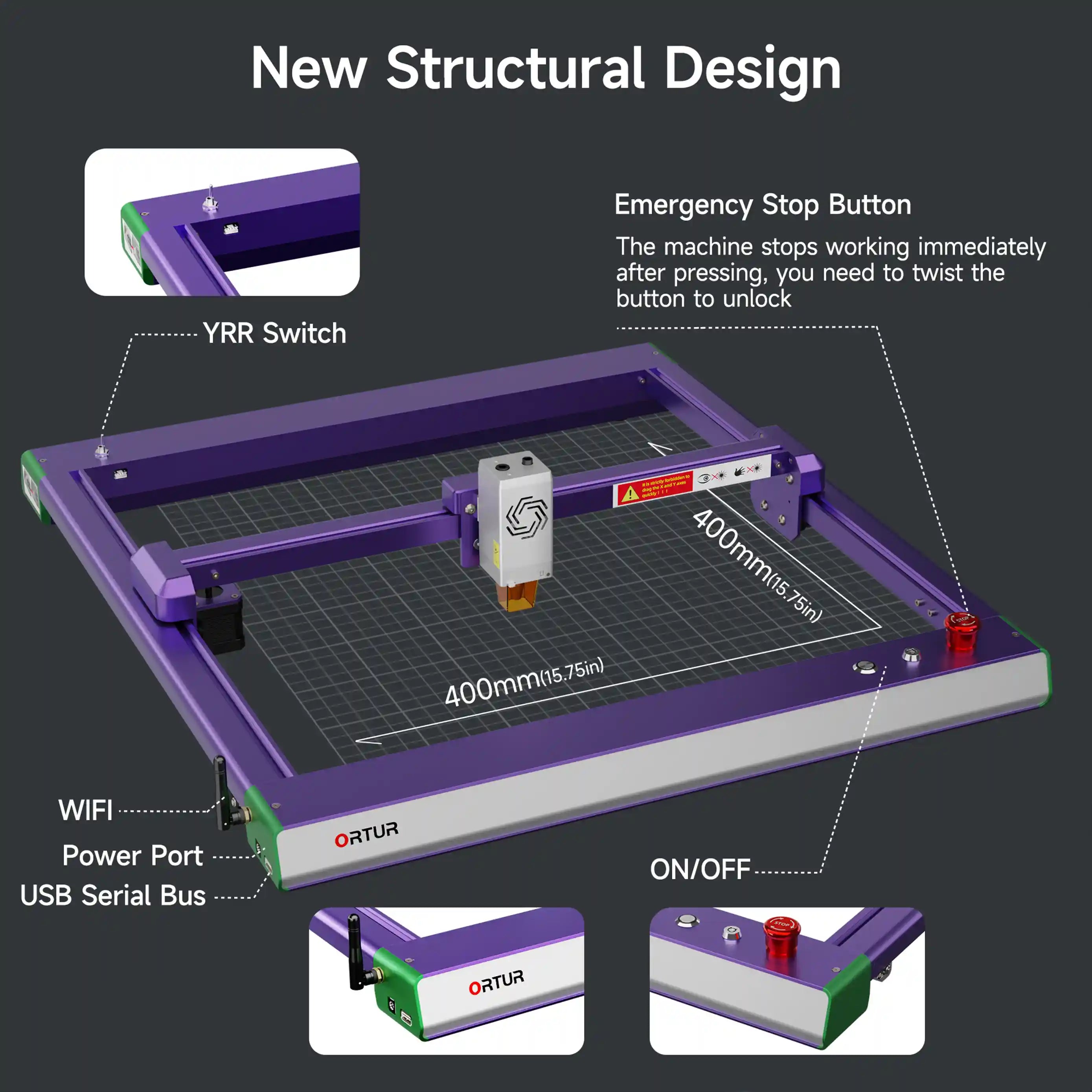 Limited Edition Ortur LM3 Laser Engraving & Cutting Machine 20,000mm/min 10W 06