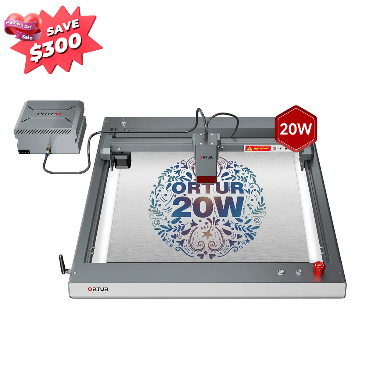 Ortur LM3 Laser Engraving & Cutting Machine 20,000mm/min (40W/20W/10W)