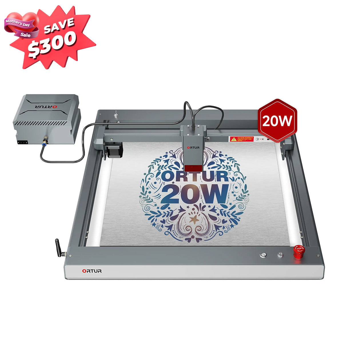 Gravure de laser d'Ortir LM3 et découpeuse 20,000 mm/min (40W/20W/10W)