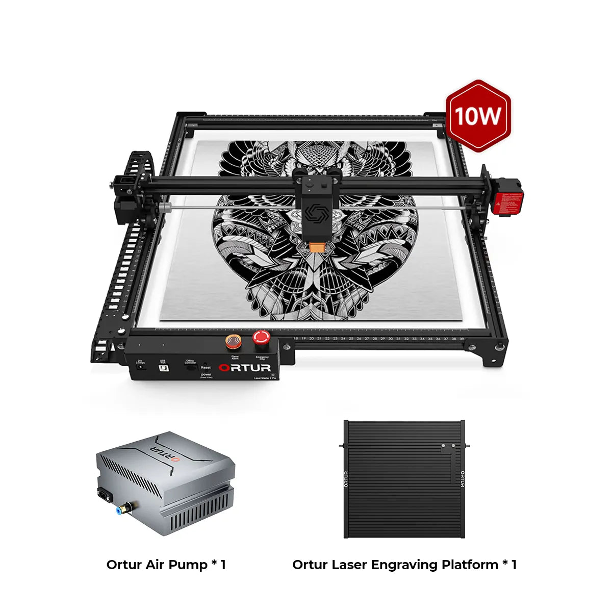 Ortur LM2 Pro S2 Laser Engraving & Cutting Machine 15,000mm/min (10W/5W)