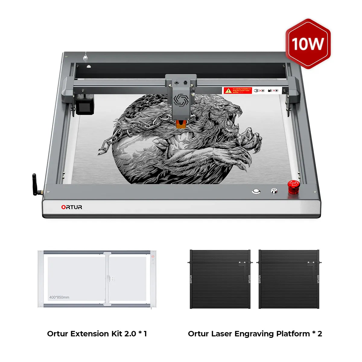 Ortur LM3 Laser Engraving & Cutting Machine 20,000mm/min (40W/20W/10W)