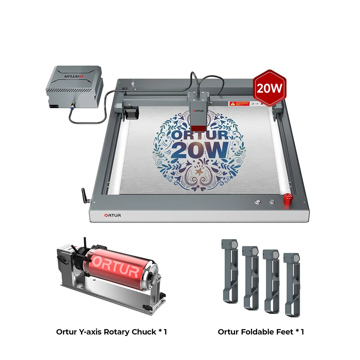 Ortur LM3 Laser Engraving & Cutting Machine 20,000mm/min (40W/20W/10W)