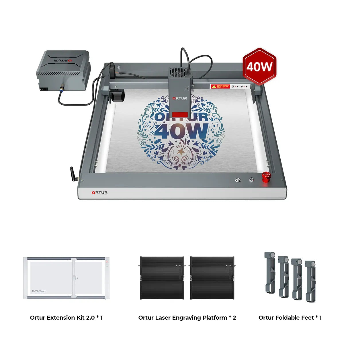 Ortur LM3 Laser Engraving & Cutting Machine 20,000mm/min (40W/20W/10W)