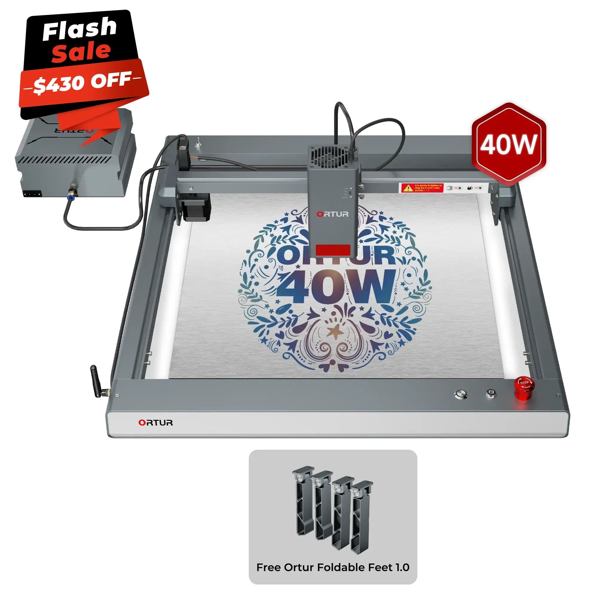 Gravure de laser d'Ortir LM3 et découpeuse 20,000 mm/min (40W/20W/10W)