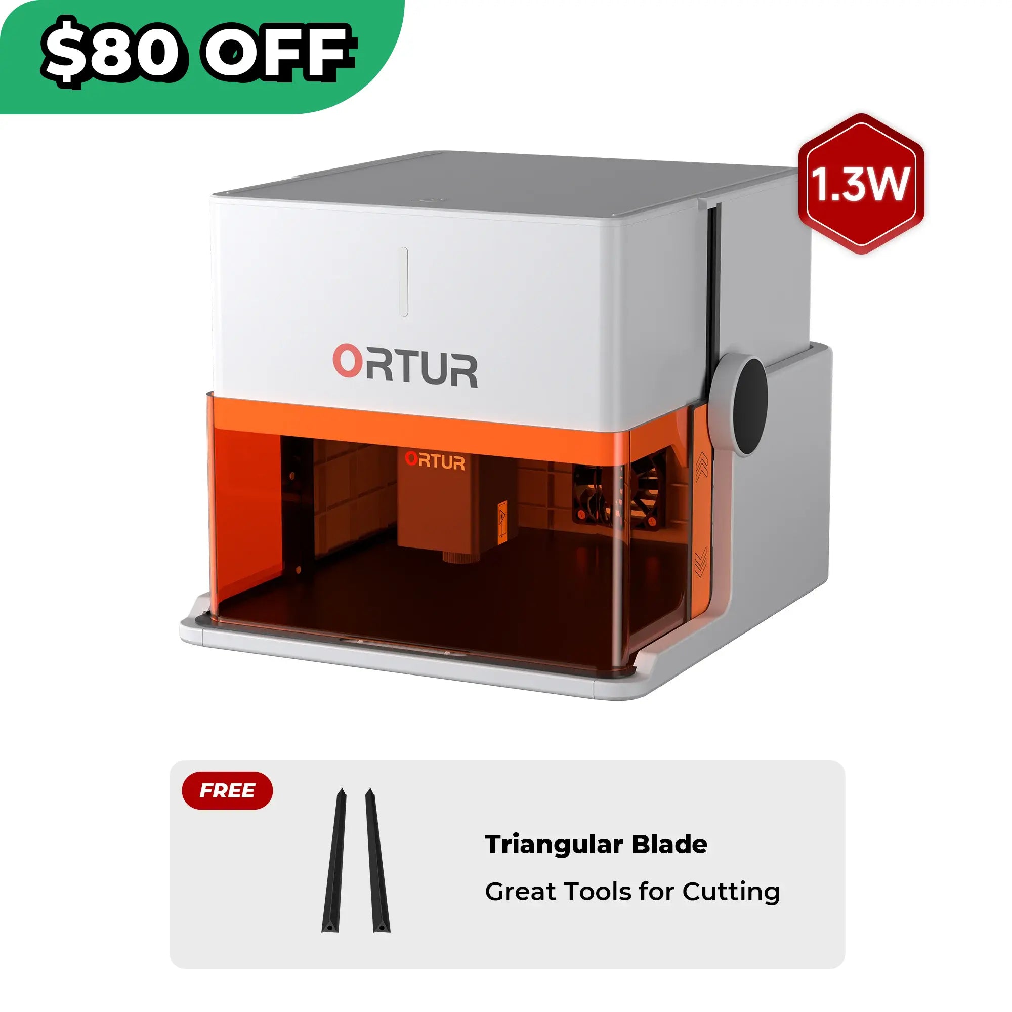 Ortur R1 Lasergravierer 1,3 W IR/5 W